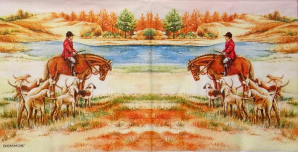 094 Horses - 3-ply - Dommos